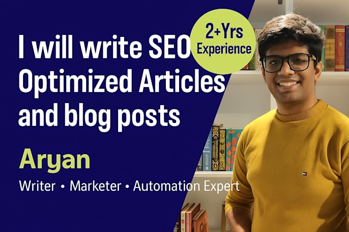 write SEO optimised and engaging article and blog posts