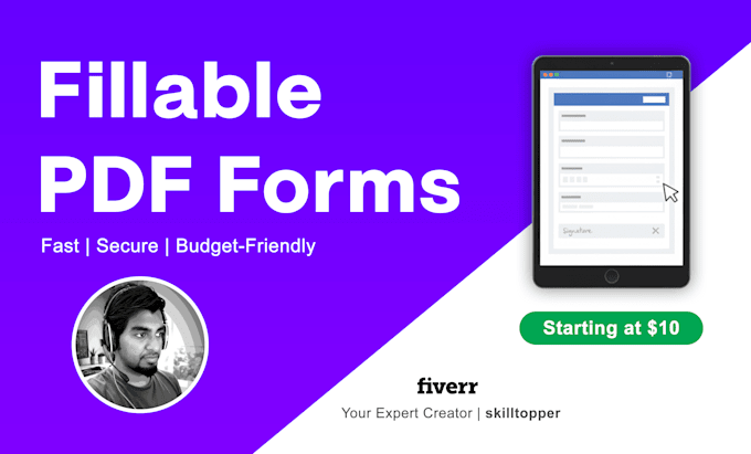 create professional fillable pdf forms