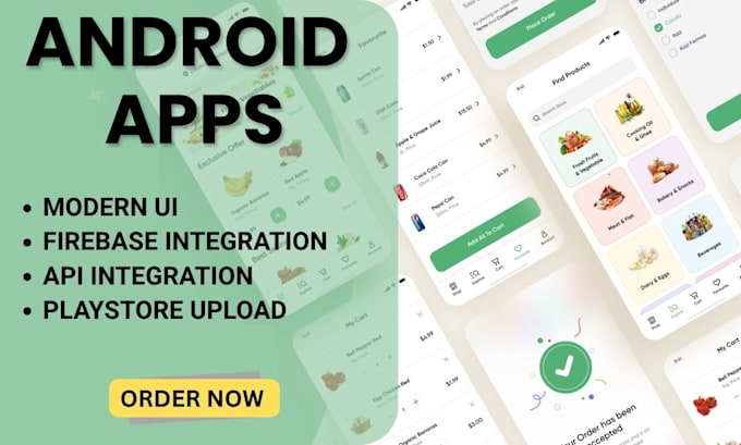 build android apps with firebase integration and admob setup using XML layouts
