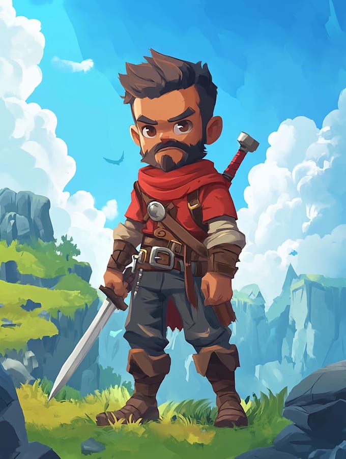 2d game character art
