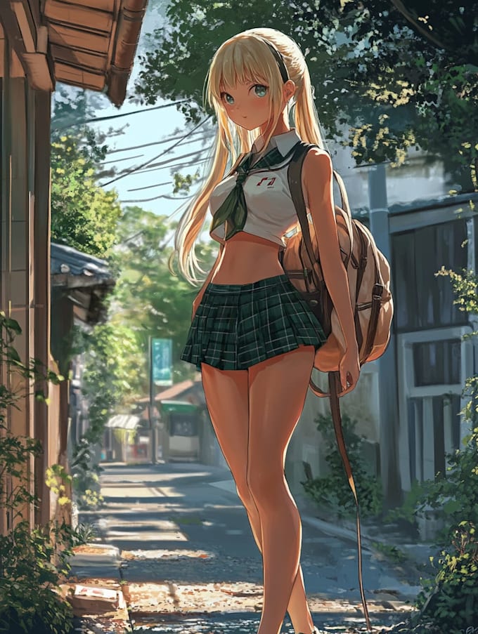 design a character anime