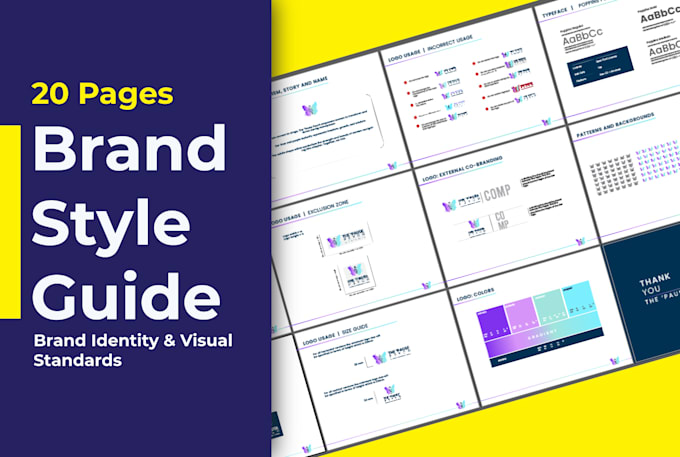 design brand style guide book brand guidelines