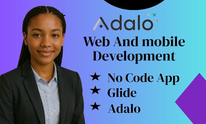 build mobile app, adalo, glide web app development bubble io adalo
