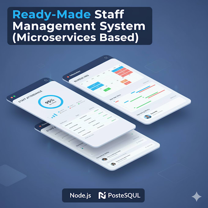 develop a custom staff management platform