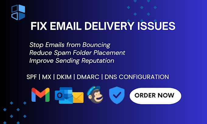 fix email deliverability and  spf, dkim, dmarc setup