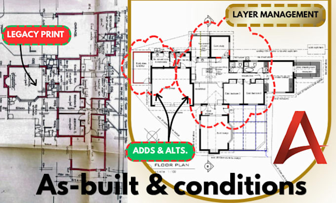 create professional as built drawings and permit sets