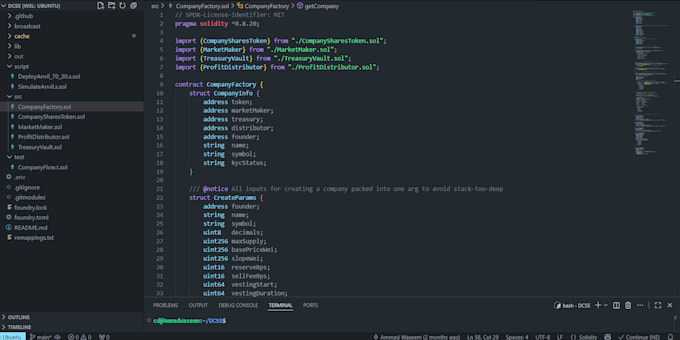 develop smart contracts and web3 blockchain applications