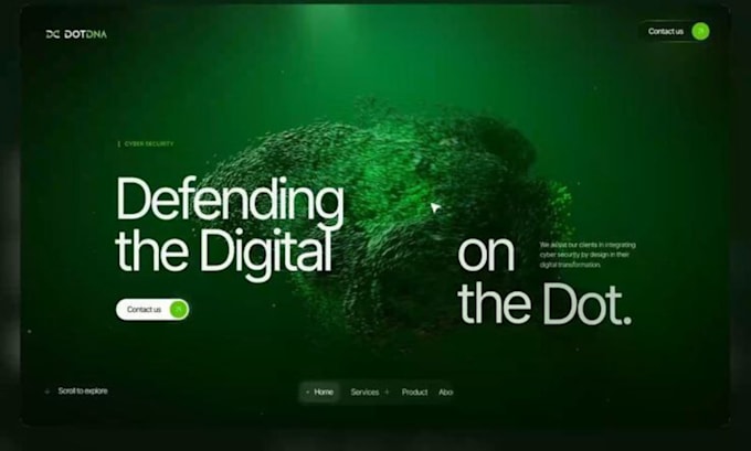 Create immersive 3d interactive website animated website with webgl and ...