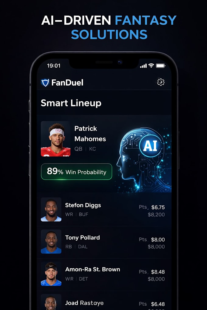 build a custom ai fantasy sports app with real time data integration
