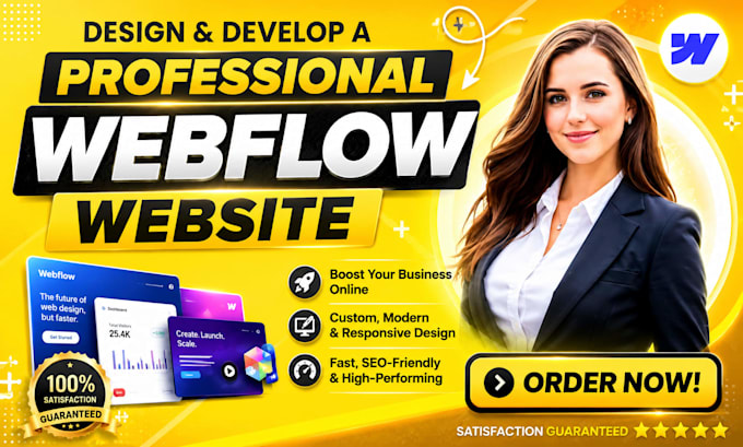 Create a modern high converting webflow website by Saf_zahid | Fiverr