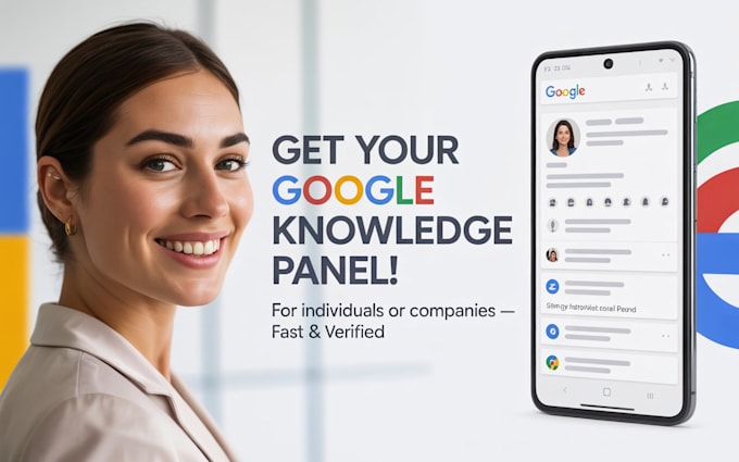 create a active google knowledge panel, knowledgepanel for individual or company