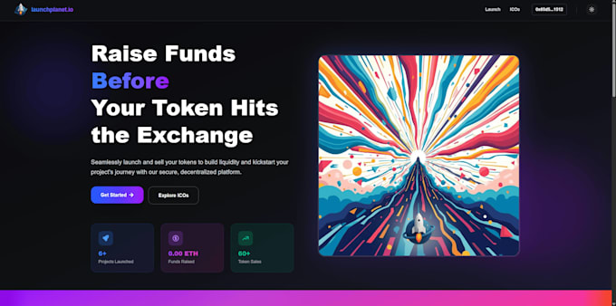 build a crypto launchpad platform