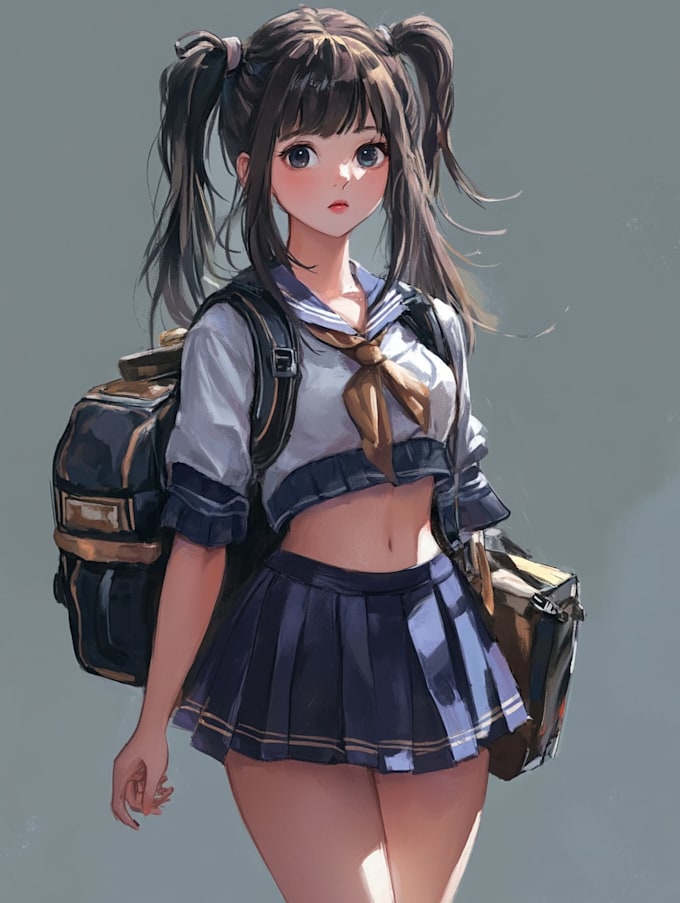 draw anime character design reference