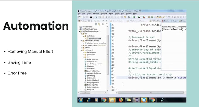 create quality assurance tests for you in selenium cypress playwright