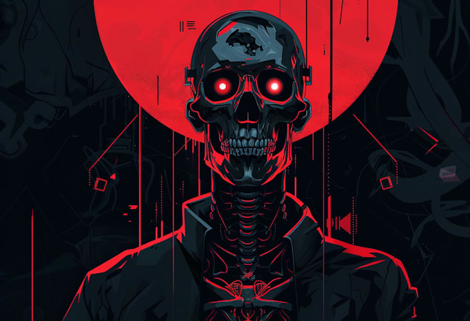 draw dark art illustration