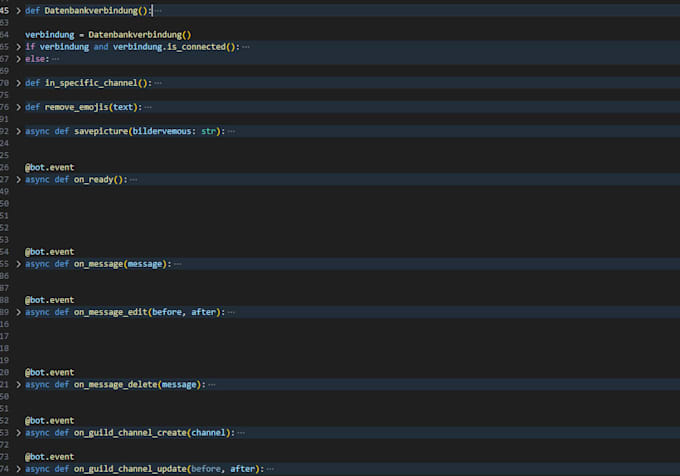 programm working python and rust discord bots