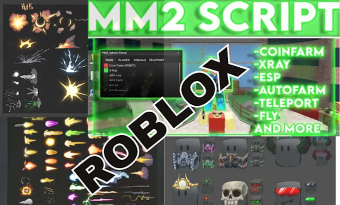 develop, script high quality roblox game systems, gui vfx ugc model weapons