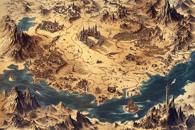 create your fantasy city map