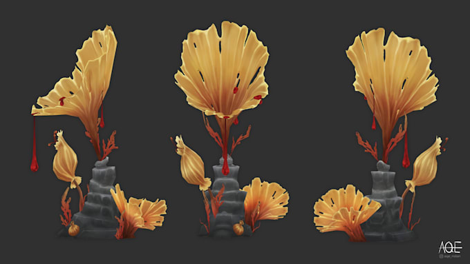 create stylized environment assets for game