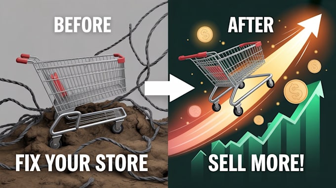 optimize your shopify store speed, SEO, UI, UX and prduct ranking