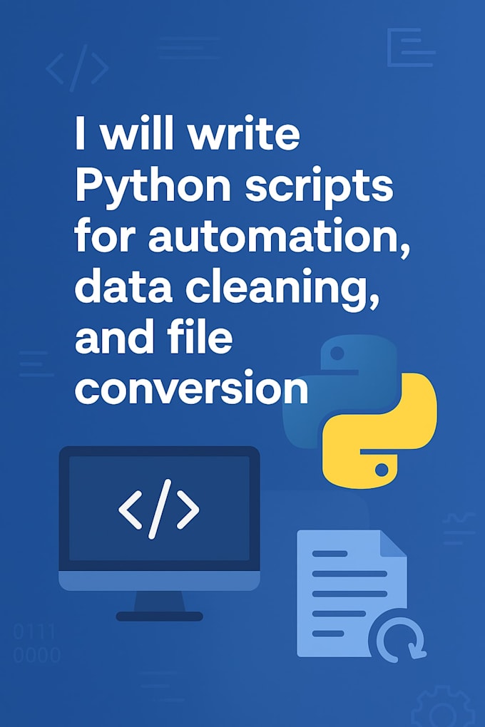 write python scripts for automation ,data cleaning and file conversion