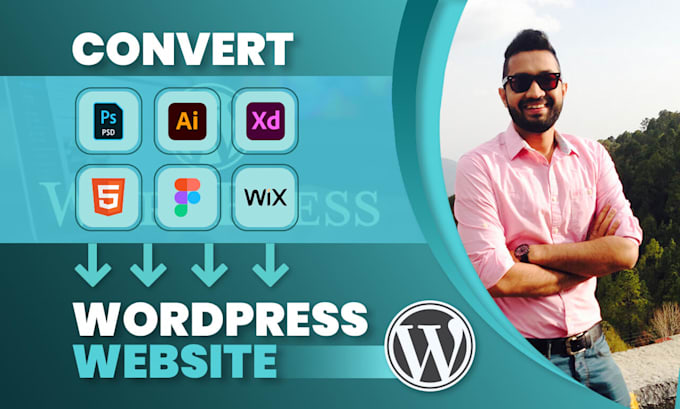 create website, html to wordpress, figma to wordpress and psd to wordpress