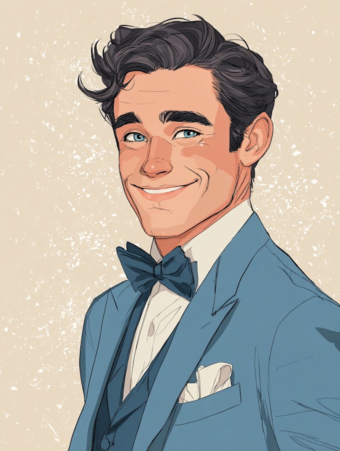 make a disney children cartoon illustration