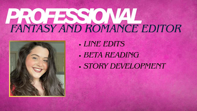 edit your fantasy or romance novel