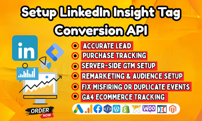fix or setup linkedin insight tag and conversion API