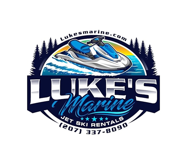 create high quality and beautiful ski logo design