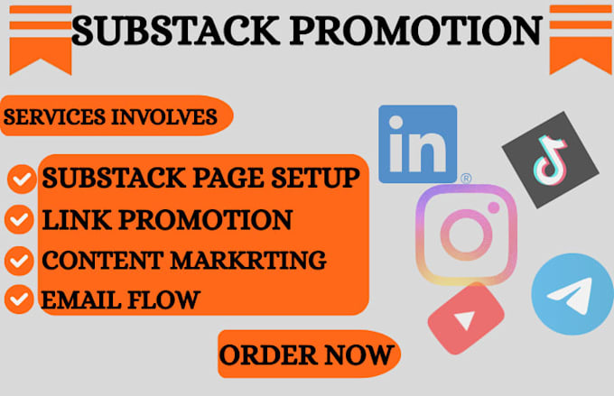 Promote your newsletter and do promotion for your substack link page by ...