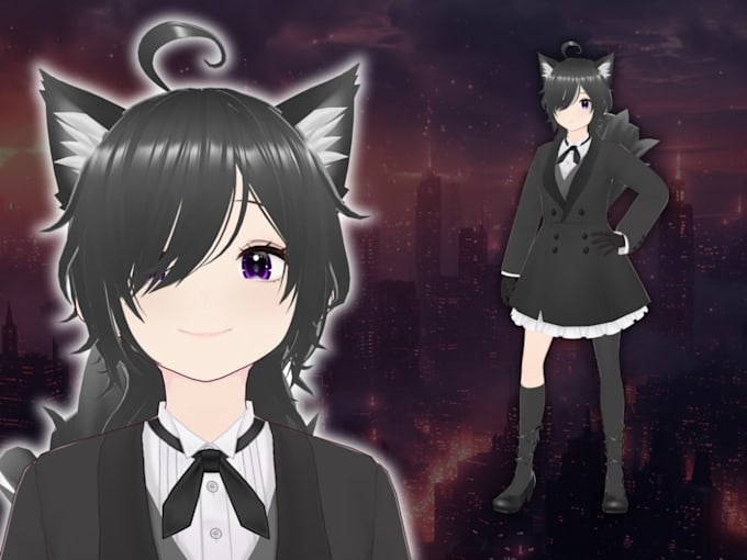Hacer modelo 3d vtuber vroid vrchat anime vrc furry rigging 3d personaje