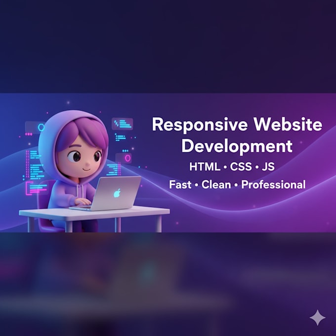 a modern and fully responsive website using HTML CSS andjava scripte