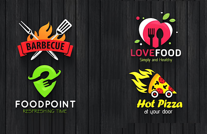 create restaurant, pizza, bbq, food logo and and menu design
