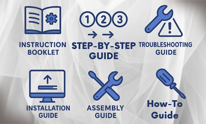 write clear user manuals booklets and how to guides for your product