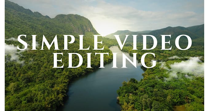 do video editing low budget simple video editing youtube