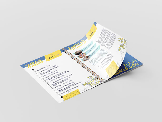 Design your business presentation handout booklet by D_racula | Fiverr