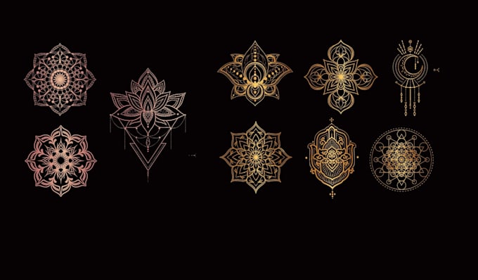 do create sacred geometry or spiritual or mandala logo