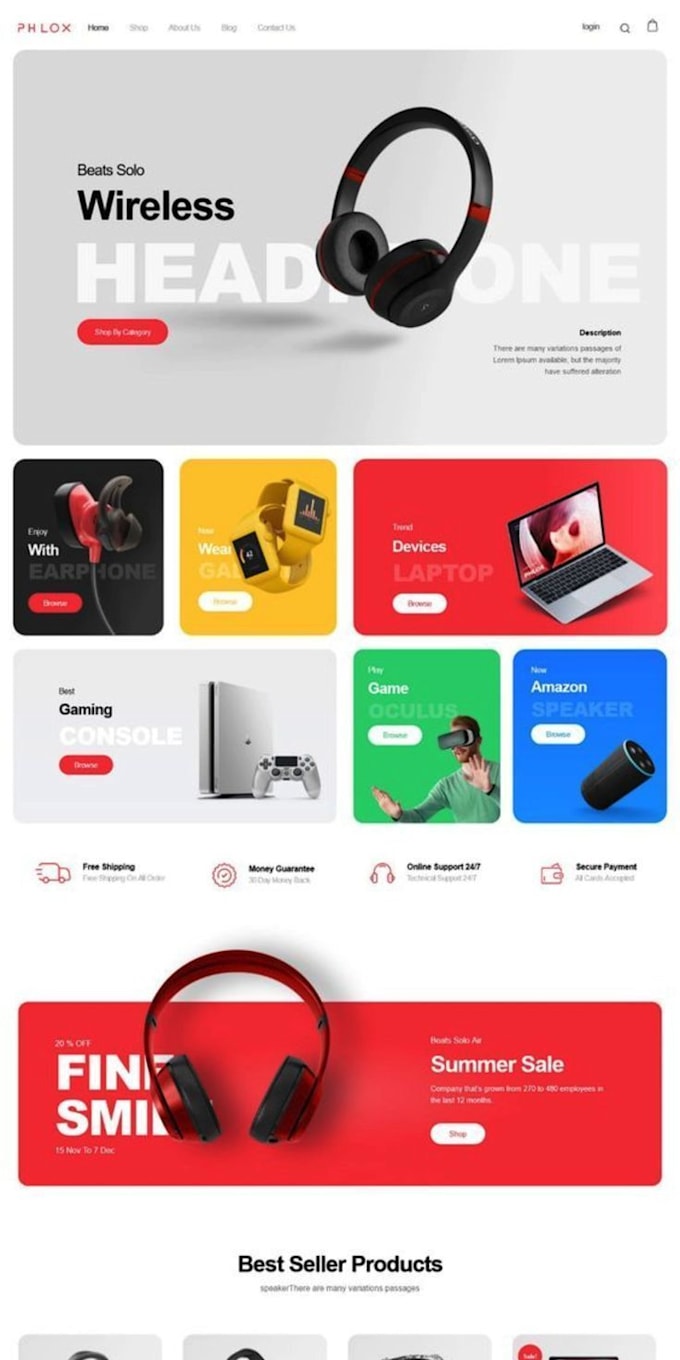 develop a full stack laravel php mysql website