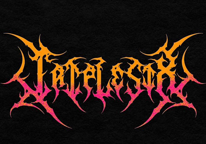 design a heavy metal logo