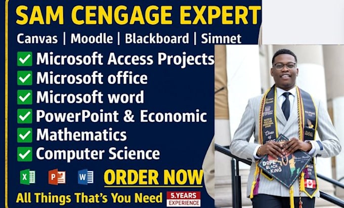 do your sam cengage microsoft office projects and any other projects,