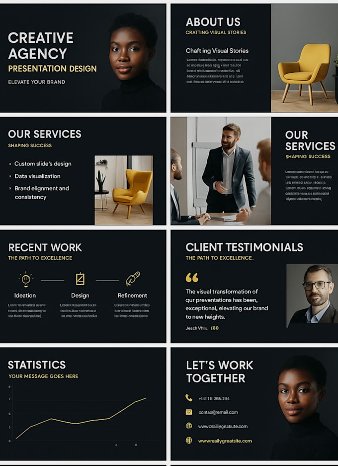 design modern and creative powerpoint presentations