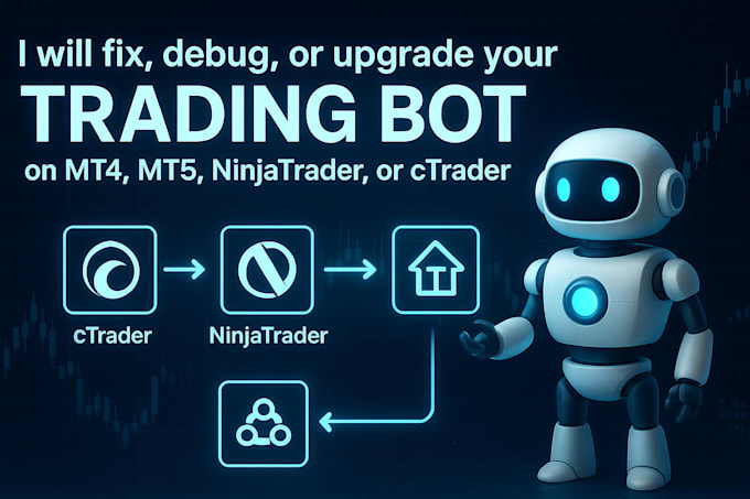 fix, debug, or upgrade your mt4, mt5, ninjatrader, ctrader bot or indicator