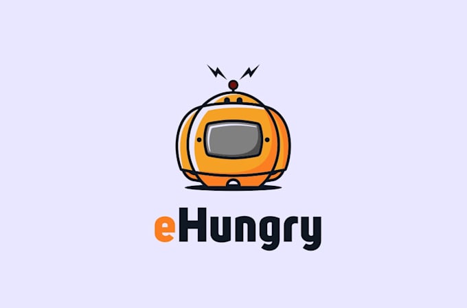 create a mascot custom unique food technology logo design