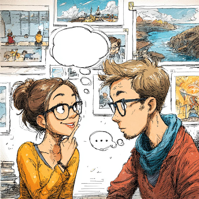 draw a personalized comic strip for you