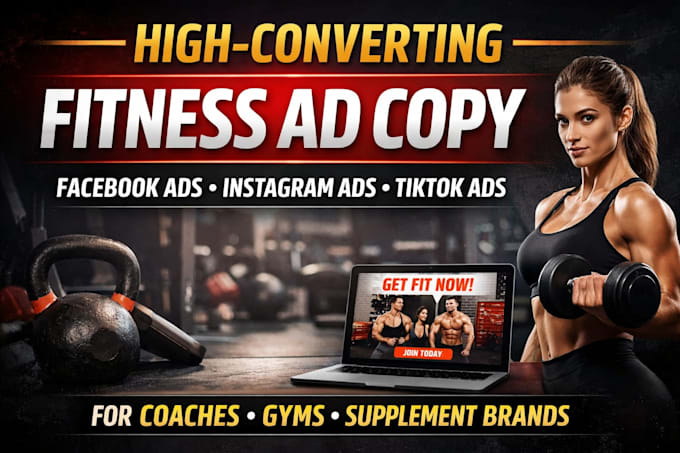 write high converting ad copy for fitness brands and coaches