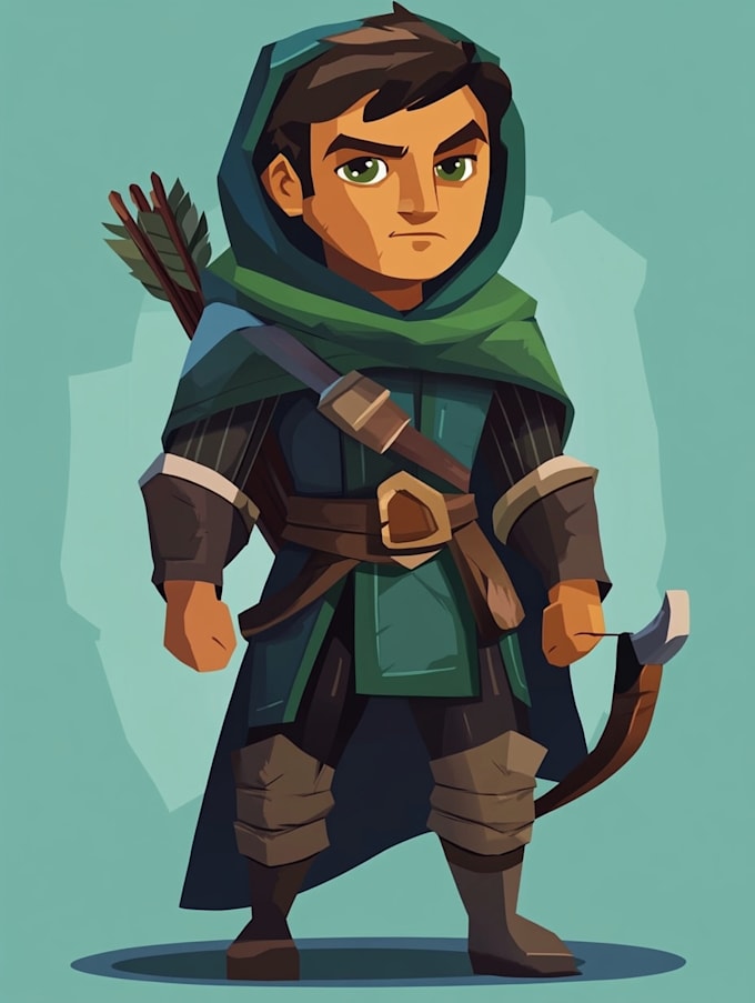 create 2d game character
