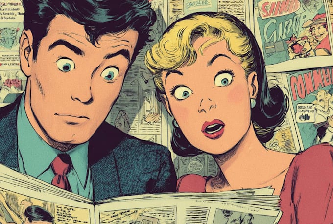 draw custom comic art in your unique style