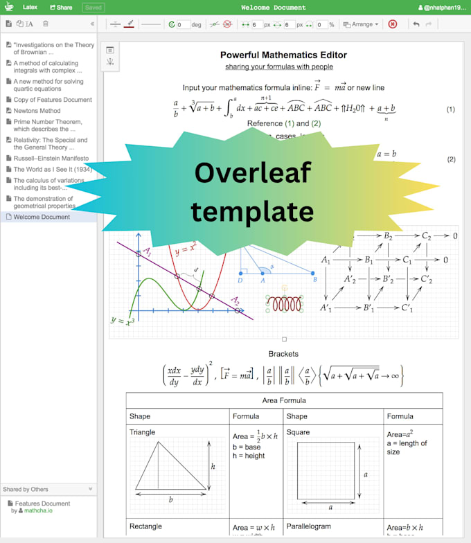 professionally format and design your document using latex overleaf
