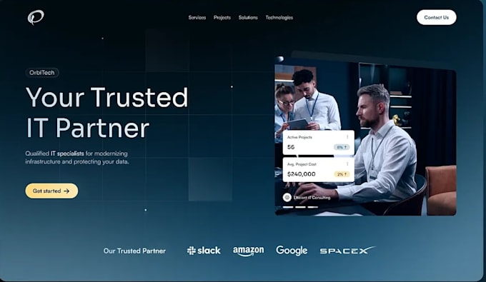 squarespace wix IT consultant website tech repair website systems developer site